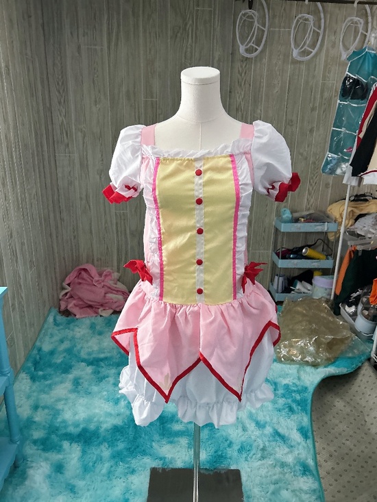 Dresses & Skirts - Madoka Kaname Cosplay + Wig